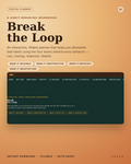 Break the Loop-Digital Habit-Breaking Planner (Interactive, Fillable, Instant Download)